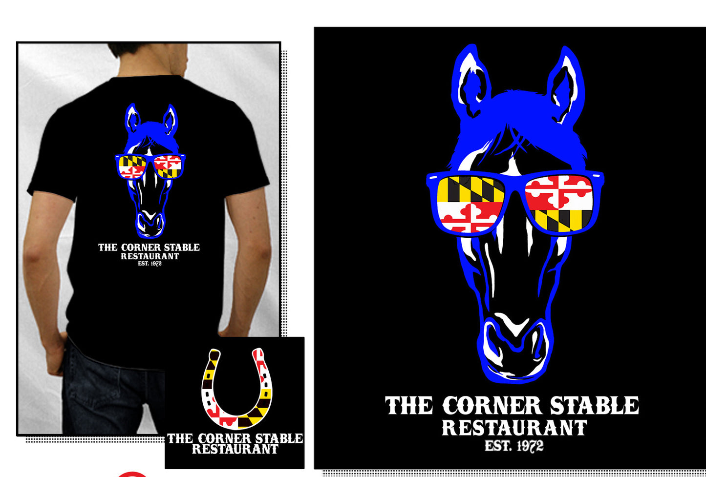 Short Sleeve Horse Logo T-Shirt
